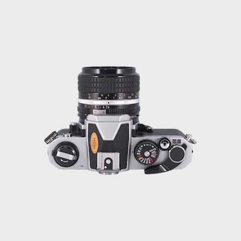 Nikon FM2 35mm SLR film camera with 35mm f2.8 lens