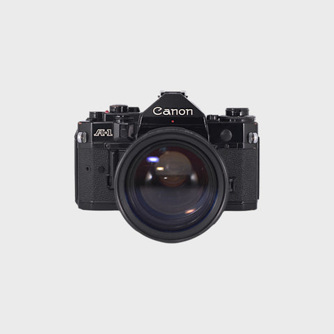 Canon A-1 35mm SLR film camera with 35-105mm f3.5 lens