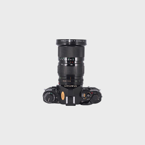 Canon A-1 35mm SLR film camera with 35-105mm f3.5 lens