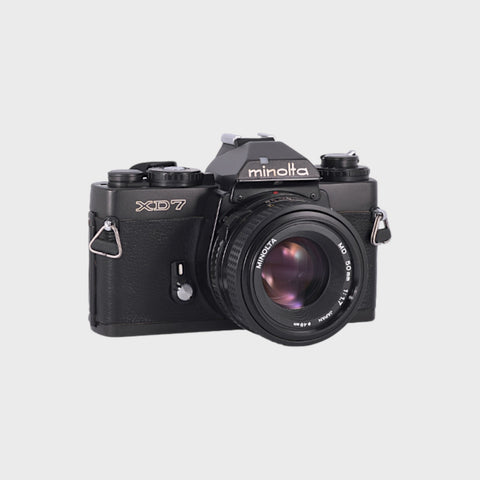 Minolta XD7 35mm SLR Film Camera with 50mm f1.7 lens