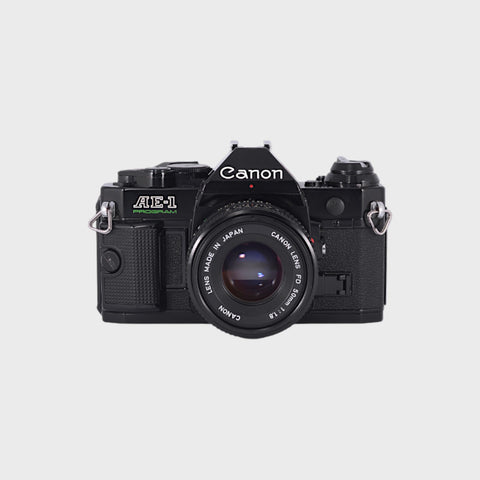 Canon AE-1 Program Reflex 35mm argentique avec 50mm f1.8 objectif