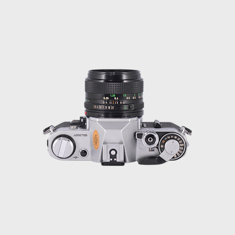 Canon AE-1 Reflex 35mm argentique avec 35mm f2.8 objectif