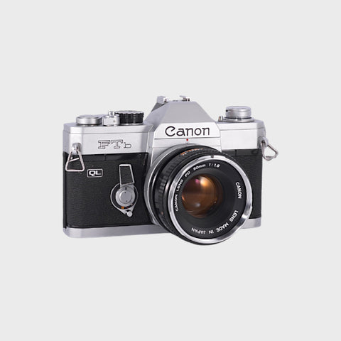 Canon FTb QL Reflex 35mm argentique avec 50mm f1.8 objectif