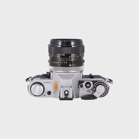 Canon AE-1 Reflex 35mm argentique avec 50mm f1.4 objectif