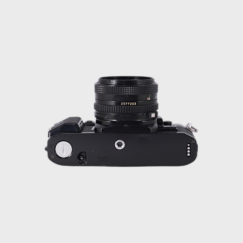 Canon A-1 Reflex 35mm argentique avec 50mm f1.8 objectif