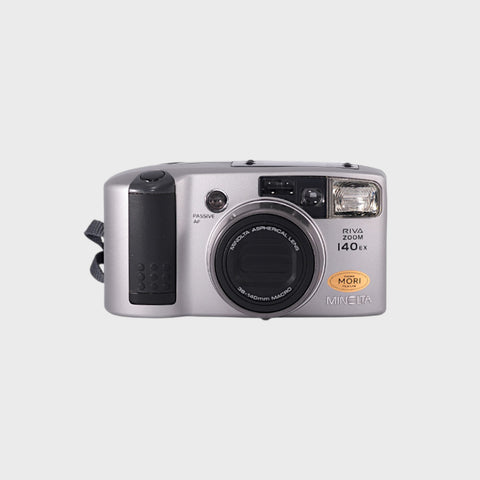 Minolta Riva Zoom 140 EX 35mm Point & Shoot Film Camera with 38-140mm Lens