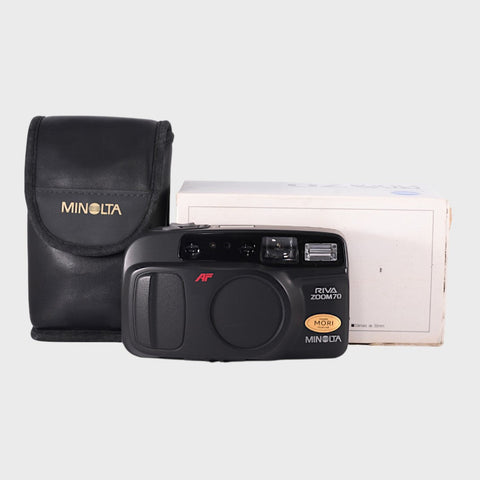 Minolta Riva Zoom 70 Point & Shoot 35mm argentique avec objectif 35-70mm