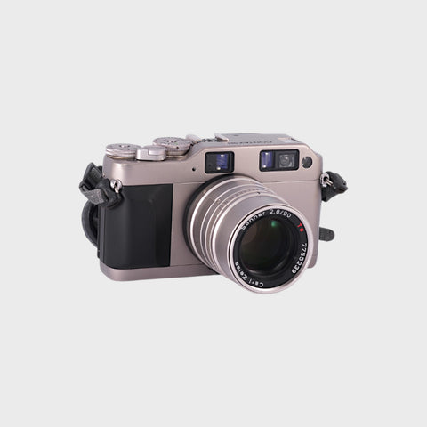 Contax G1 35mm rangefinder film camera with 90mm f2.8 lens