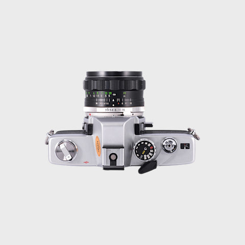 Minolta SRT 100X 35mm SLR Film Camera with 28mm f3.5 Lens