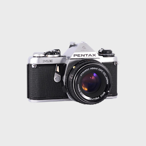 Pentax ME 35mm SLR film camera with 50mm f2 lens