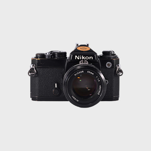 Nikon FM 35mm SLR film camera with 50mm f1.4 lens