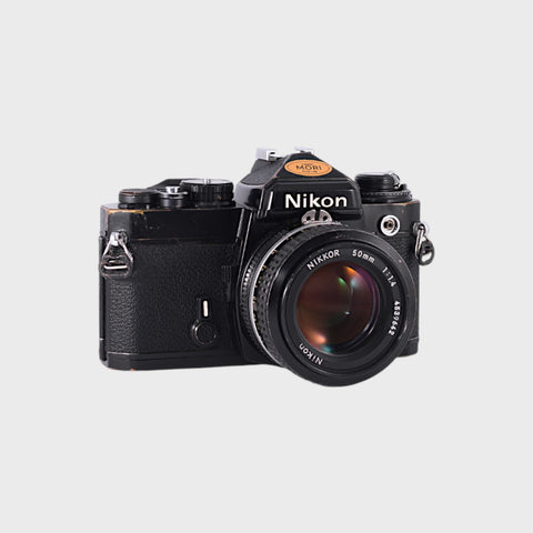 Nikon FM 35mm SLR film camera with 50mm f1.4 lens