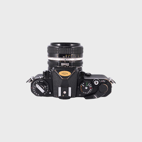 Nikon FM 35mm SLR film camera with 50mm f1.4 lens