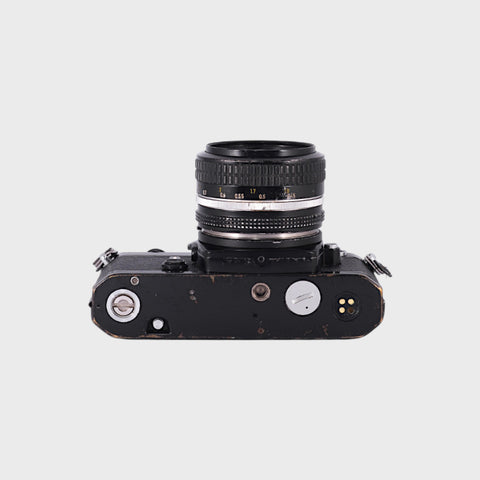 Nikon FM 35mm SLR film camera with 50mm f1.4 lens