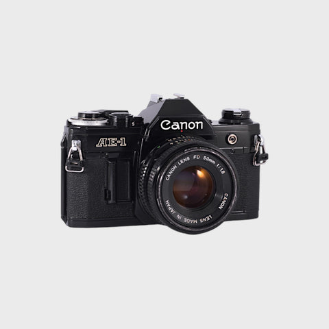 Canon AE-1 Reflex 35mm argentique avec 50mm f1.8 objectif