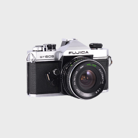 Fujica ST605 35mm SLR film camera with 28mm f2.8 lens