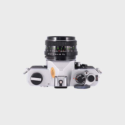 Fujica ST605 35mm SLR film camera with 28mm f2.8 lens