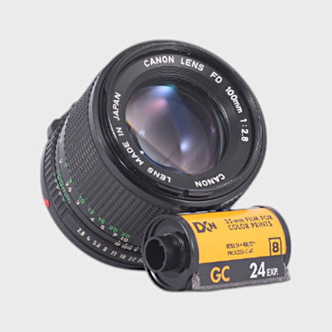 Canon FD 100mm f2.8 objectif