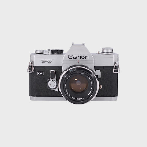 Canon FT QL Reflex 35mm argentique avec 50mm f1.8 objectif