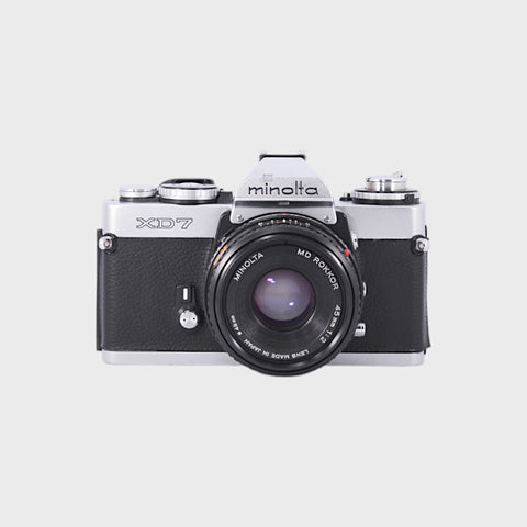 Minolta XD7 35mm SLR Film Camera with 45mm f2 lens