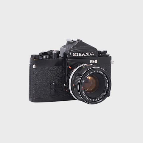 Miranda RE-II 35mm SLR film camera with 50mm f1.8 lens