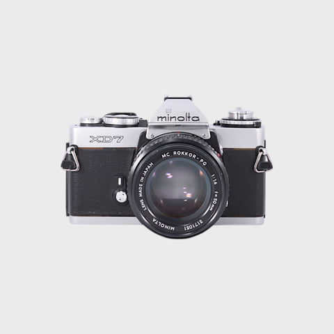Minolta XD7 35mm SLR Film Camera with 50mm f1.4 lens