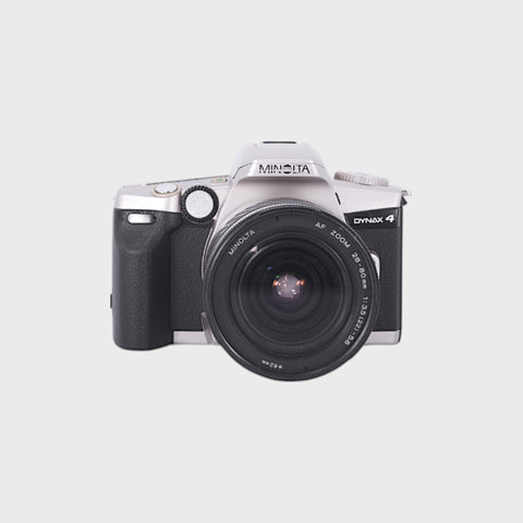 Minolta Dynax 4 35mm SLR film camera with 28-80mm lens