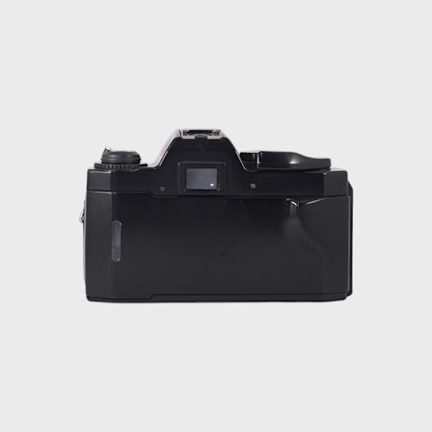 Canon T60 35mm SLR film camera with 28mm f2.8 lens