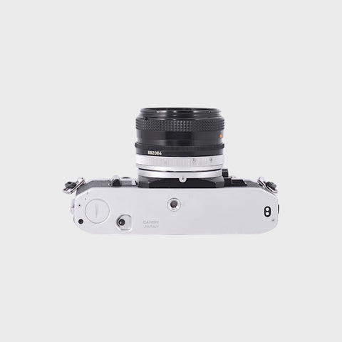 Canon AE-1 Reflex 35mm argentique avec 50mm f1.8 objectif
