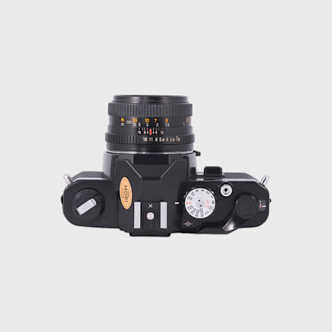 Revueflex SC2 35mm SLR film camera with 50mm f1.9 lens