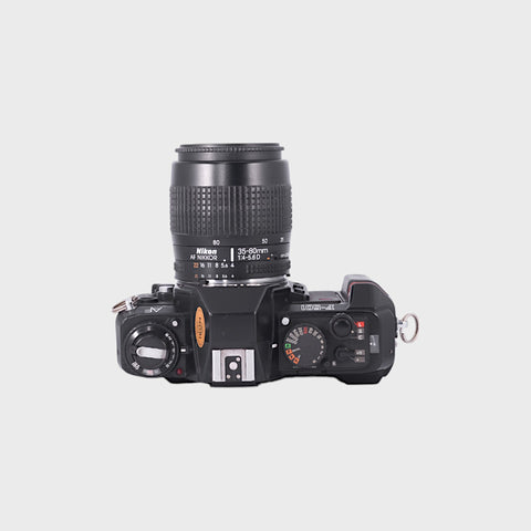 Nikon F501 35mm SLR film camera with 35-70mm zoom lens