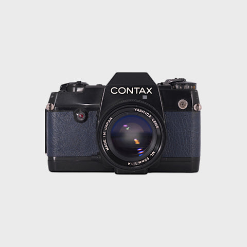 Contax 137 MA Quartz 35mm SLR film camera with 50mm f1.4 lens