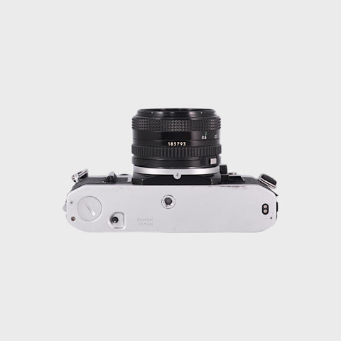 Canon AE-1 35mm SLR film camera with 50mm f2 lens