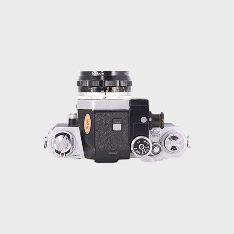 Nikon F 35mm SLR Film Camera with 28mm f3.5 Lens