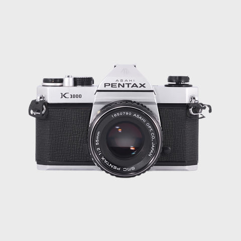 Pentax K1000 35mm SLR film camera with 55mm f2 lens