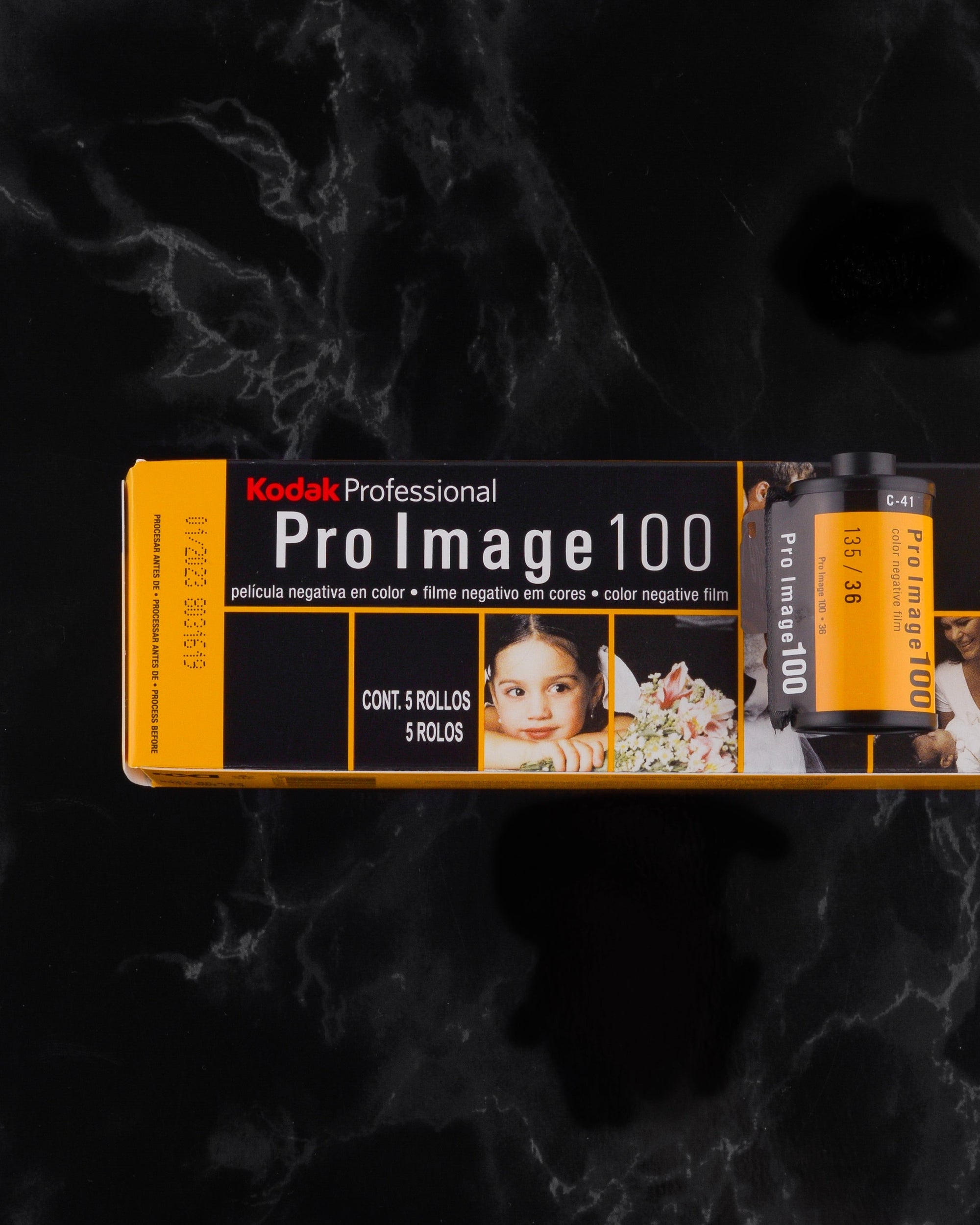 Paquet de 5 (5x) Kodak Pro Image 100 Pellicule 35mm