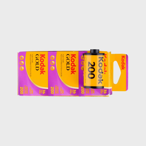 Kodak Gold 200 – 3-Roll Dev+Scan Bundle 35mm