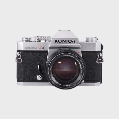 Konica Autoreflex T3 Reflex 35mm argentique avec 50mm f1.4 objectif