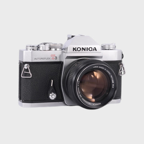 Konica Autoreflex T3 Reflex 35mm argentique avec 50mm f1.4 objectif