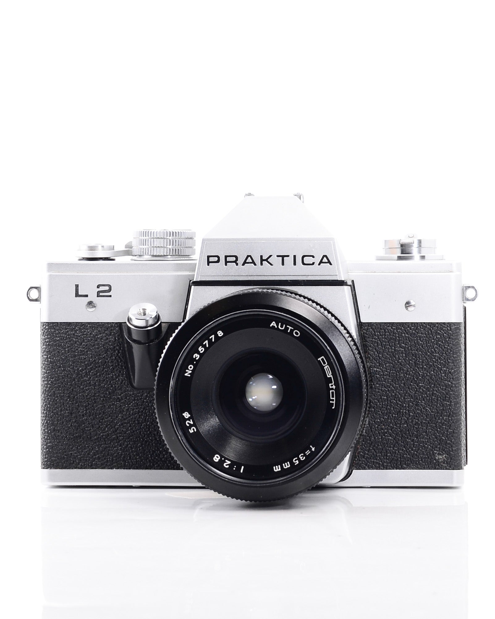 Praktica L2 35mm SLR Film Camera with 35mm f2.8 Lens