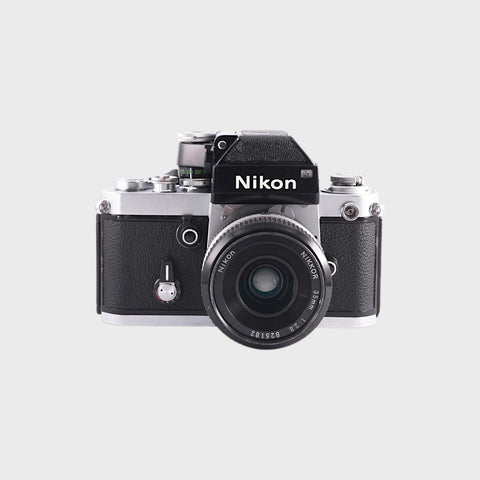 Nikon F2 35mm SLR film camera with 35mm f2.8 lens