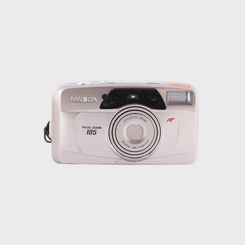 Minolta Riva Zoom 105 35mm Point & Shoot Film Camera with 38-105mm Lens