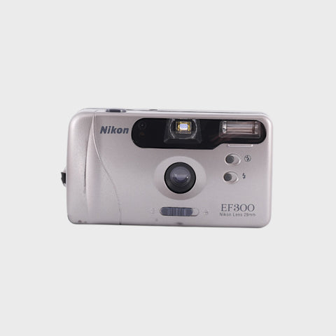 Nikon EF300 35mm point & shoot film camera with 29mm f4.5 lens