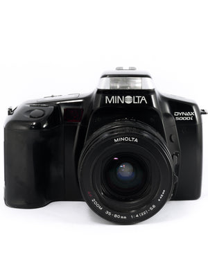 Minolta Dynax 5000i Reflex 35mm argentique avec 35-80mm objectif