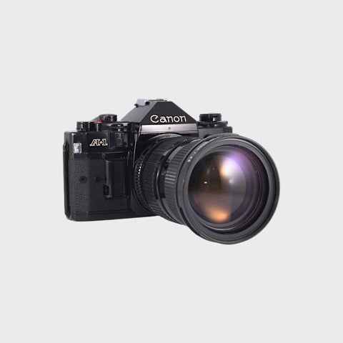 Canon A-1 35mm SLR film camera with 35-105mm f3.5 lens