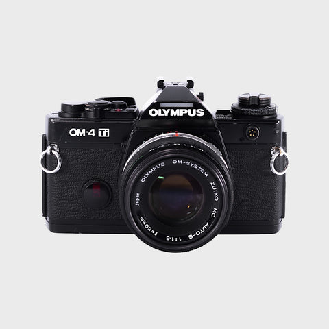 Olympus OM-4Ti Reflex 35mm argentique avec 50mm f1.8 objectif