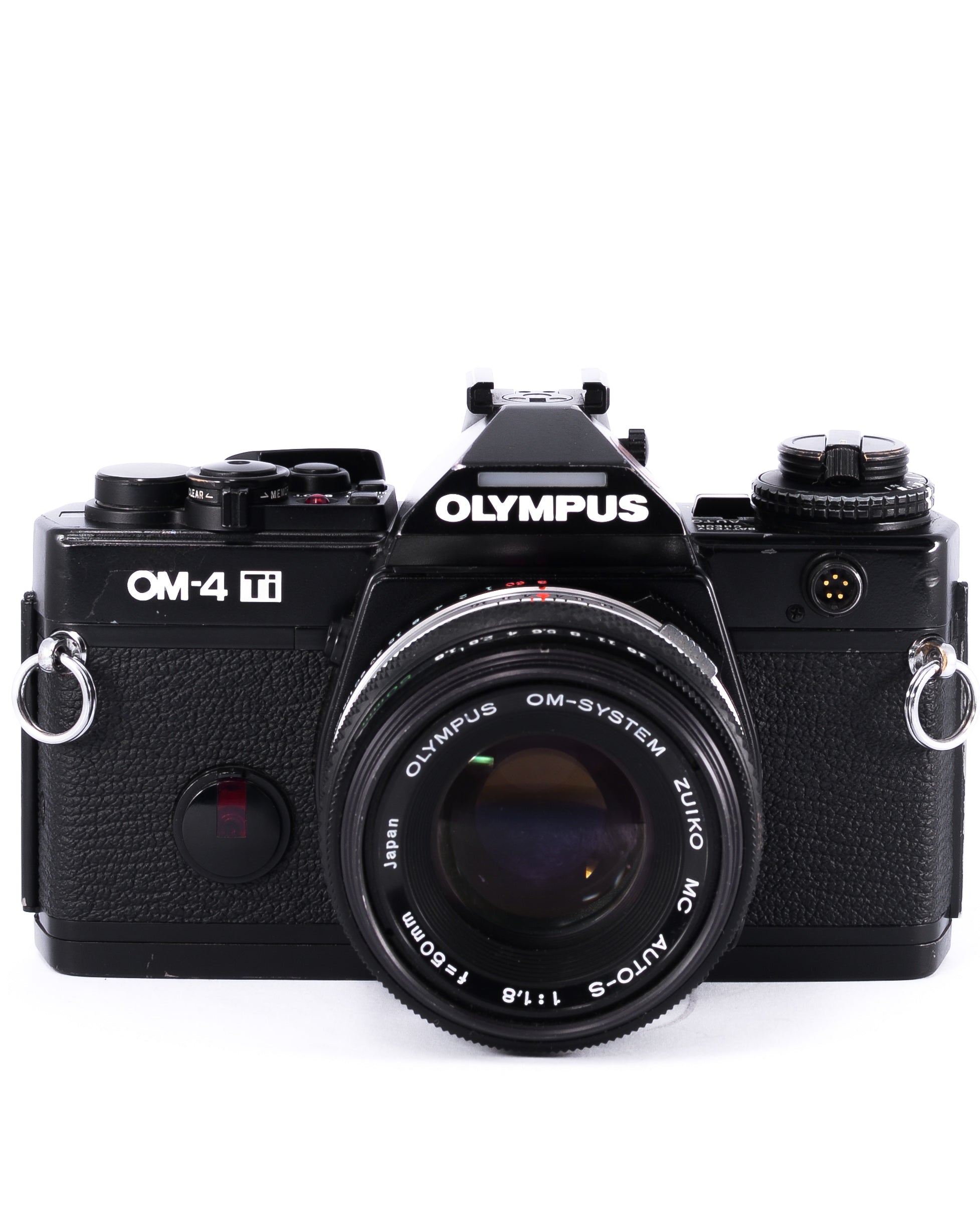 Olympus OM-4Ti Reflex 35mm argentique avec 50mm f1.8 objectif