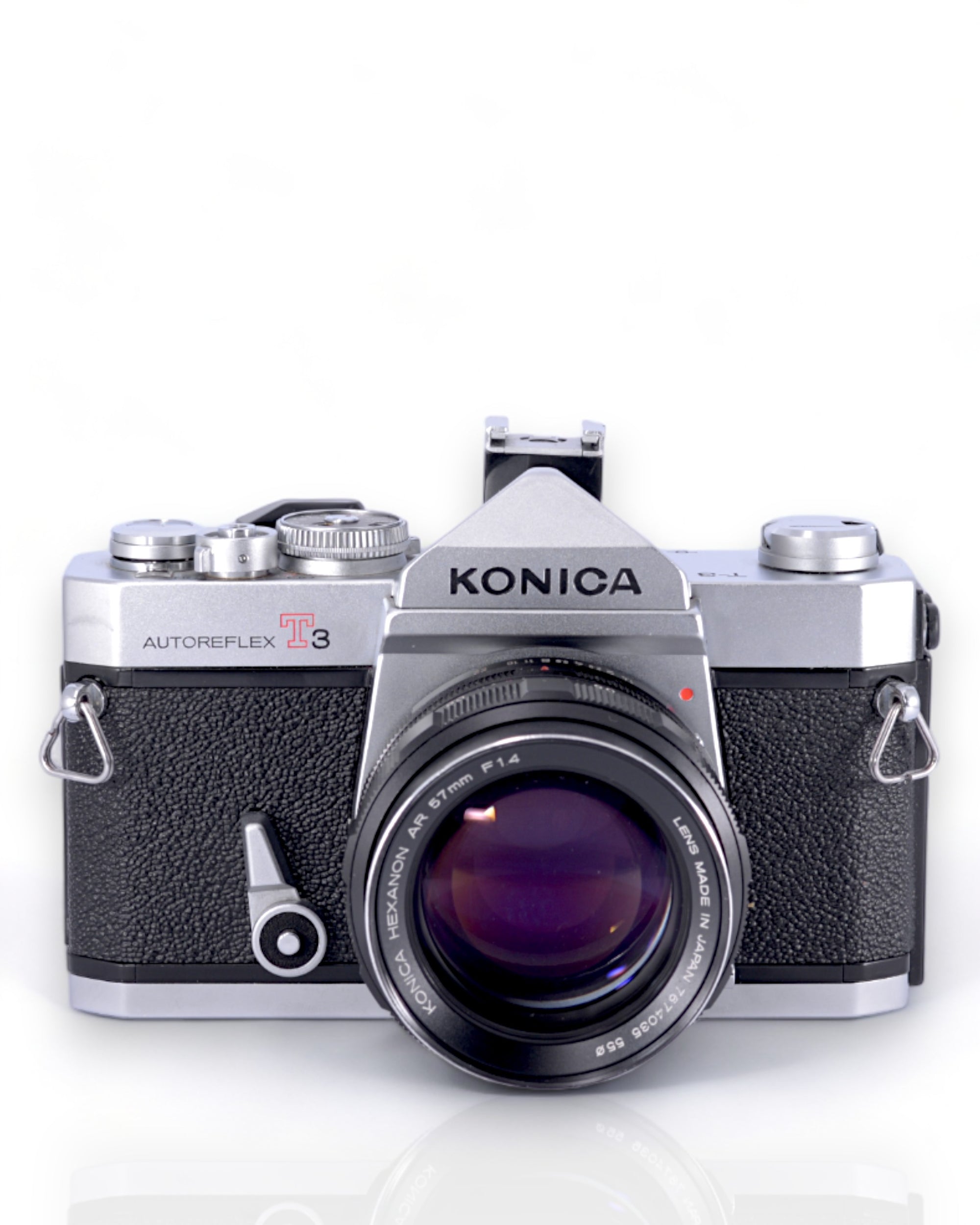 Konica Autoreflex T3 Reflex 35mm argentique avec 57mm f1.4 objectif