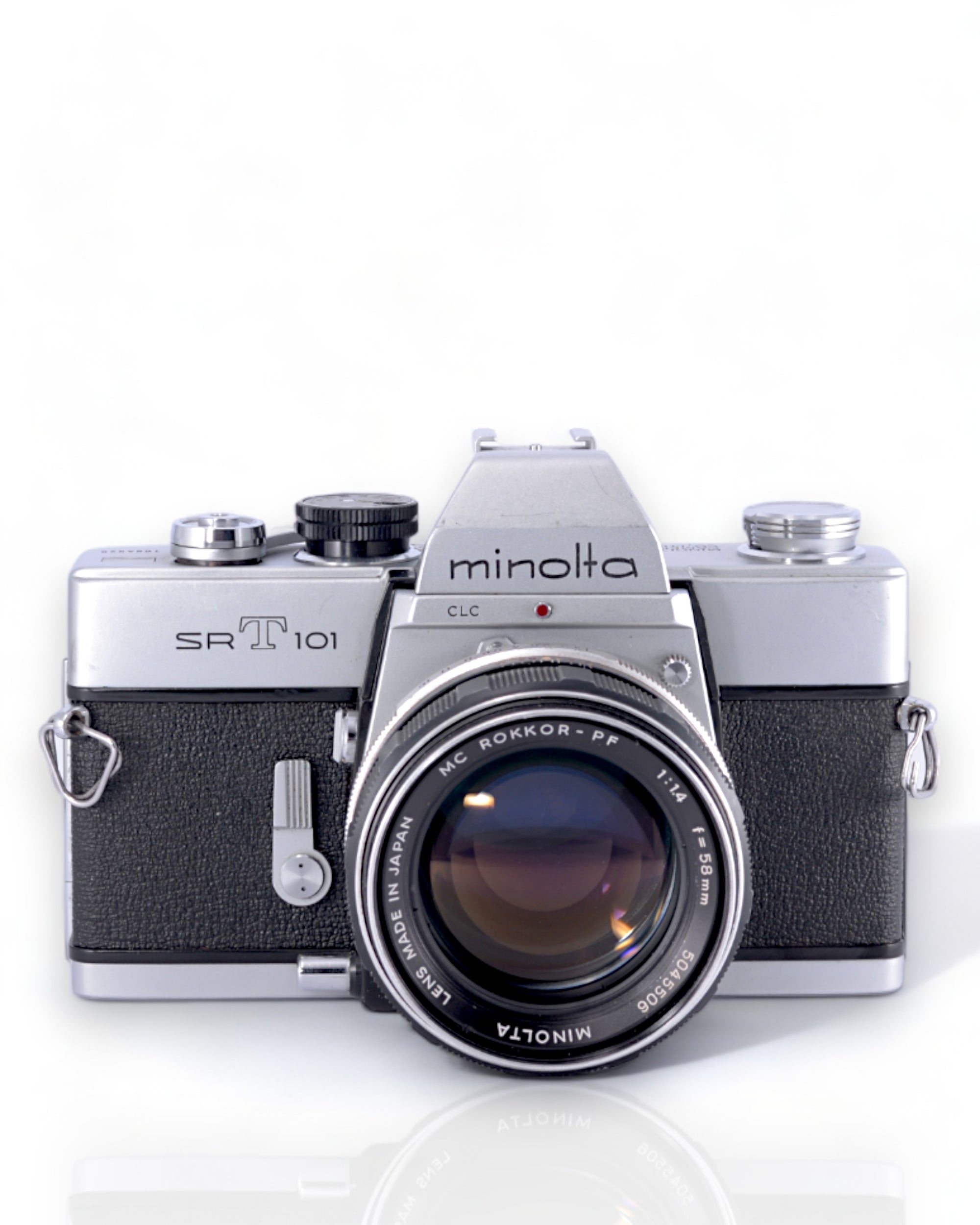 Minolta SRT 101 Reflex 35mm argentique avec 58mm f1.4 objectif