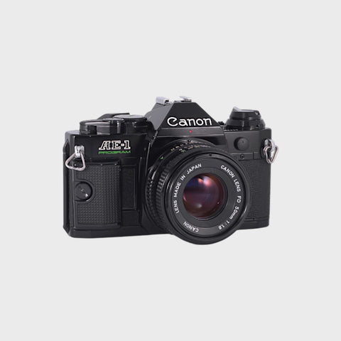 Canon AE-1 Program Reflex 35mm argentique avec 50mm f1.8 objectif